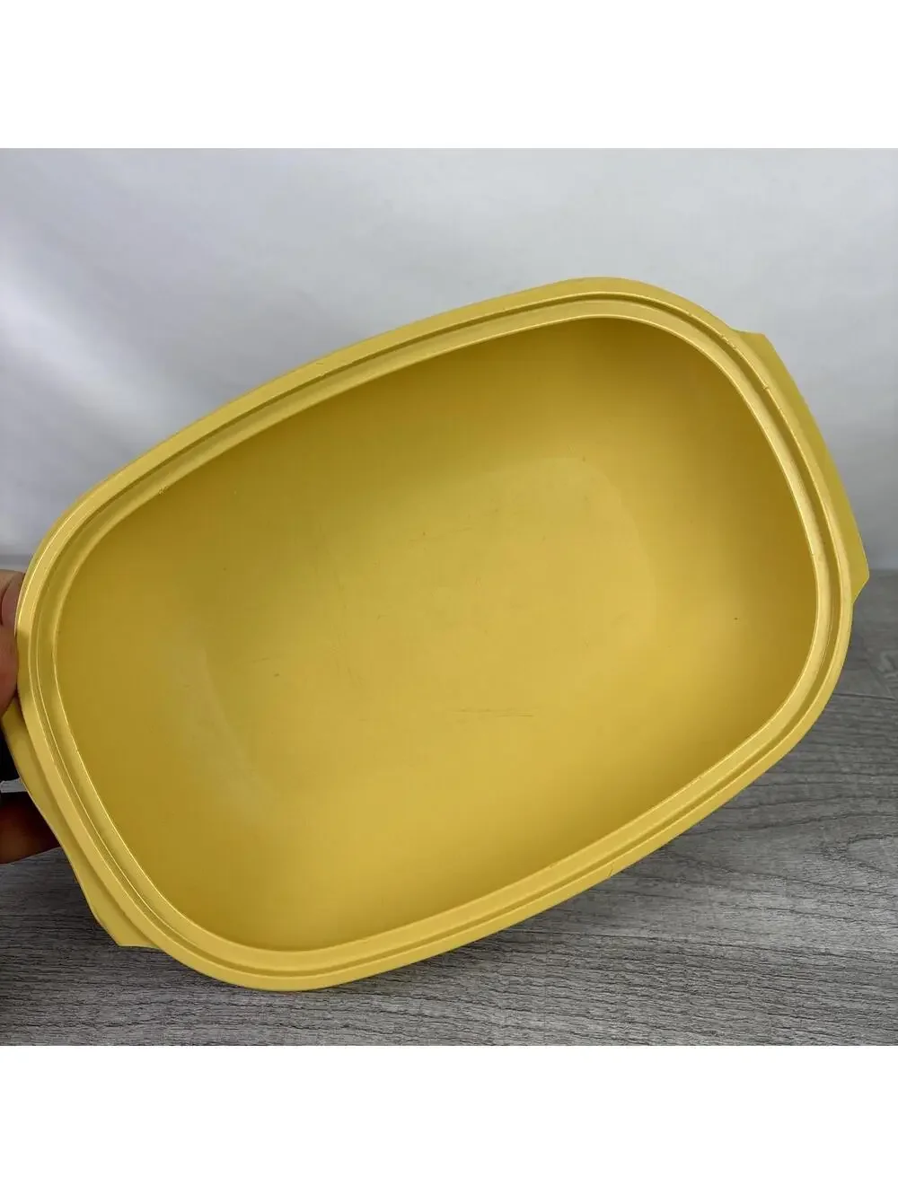 Tupperware Harvest Gold 3 Piece Microwave Vegetable Rice Steamer Strainer 1273-7